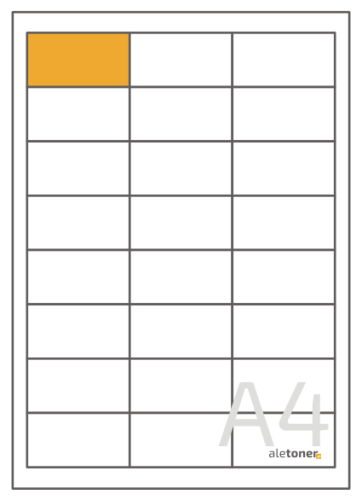 64x33,8 etykiety samoprzylepne