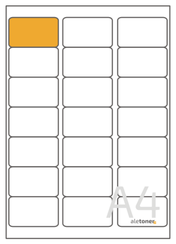 63x38 etykiety samoprzylepne